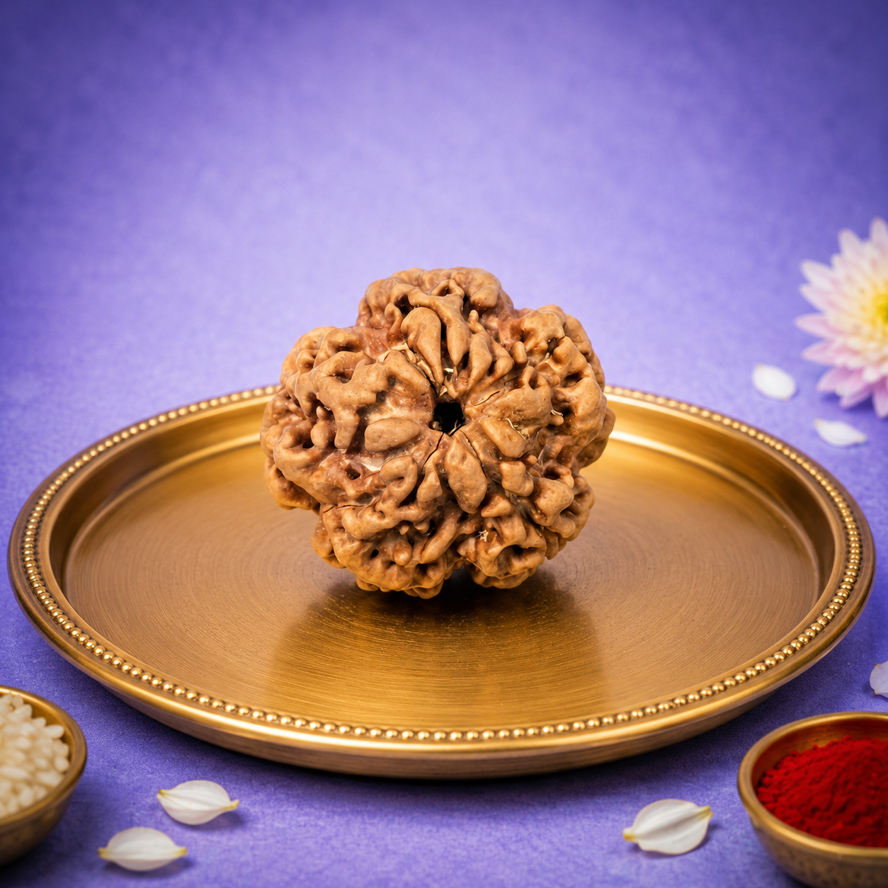 1 मुखी गोल दाना रुद्राक्ष