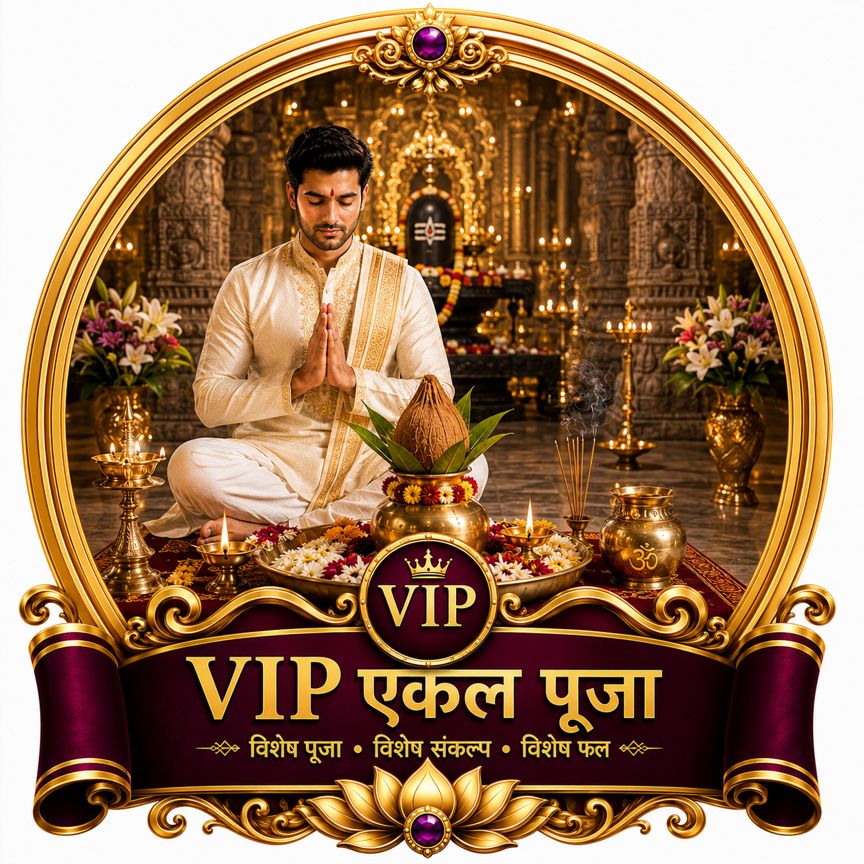 84 महादेव 30-दिवसीय VIP सेवा पैकेज (1 व्यक्ति)